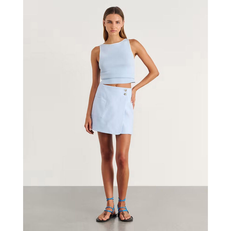 JAG Kayla Linen Asymm Mini Skirt image number 3